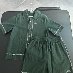 Kith Forest Green Short Sleeve Ensemble